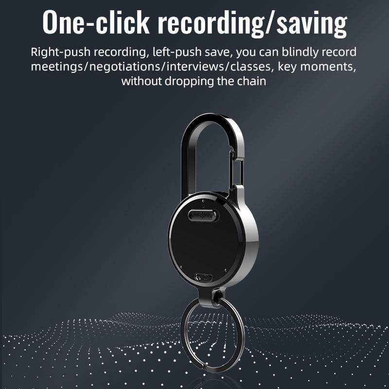 8-32GB Mini Keychain Voice Actiaved Recorder Espia