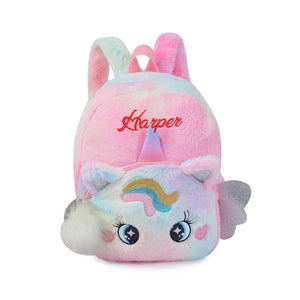 ursery Baby Unicorn tie dye backpack Bag Gifts for Boy Girl