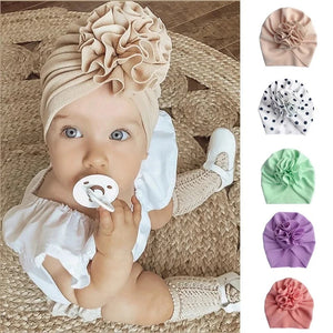 Turban Baby Girl Turbans for Babies Lovely Flower Soft Cap