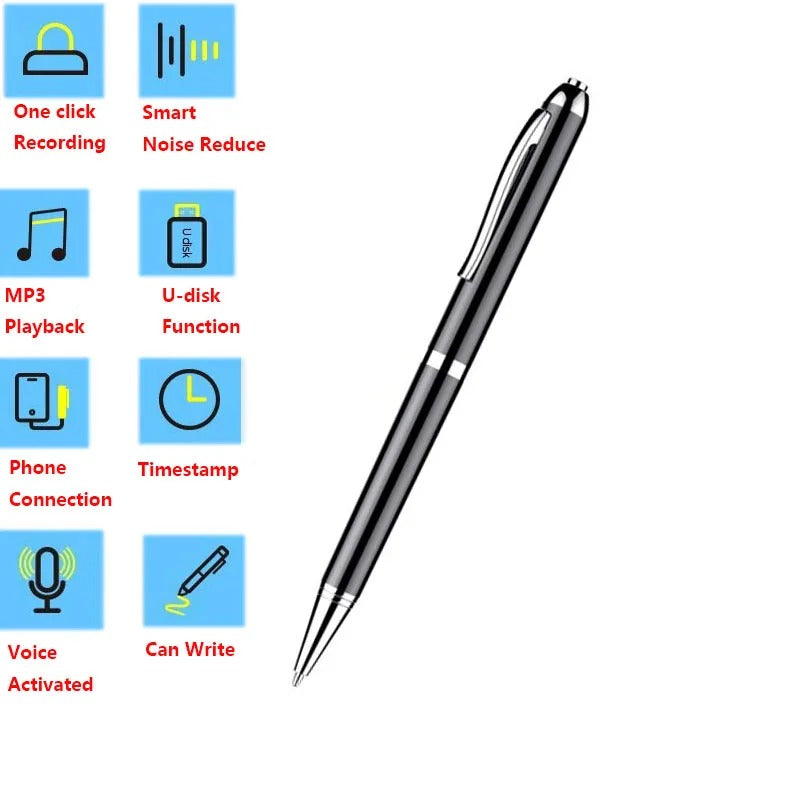 4-128G Mini Professional Audio Record Noise Reduce Sound