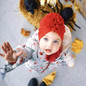 Turban Baby Girl Turbans for Babies Lovely Flower Soft Cap