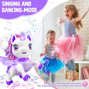 Unicorn Toys for Girls, Remote Control Robot Toys, Dancing Pets
