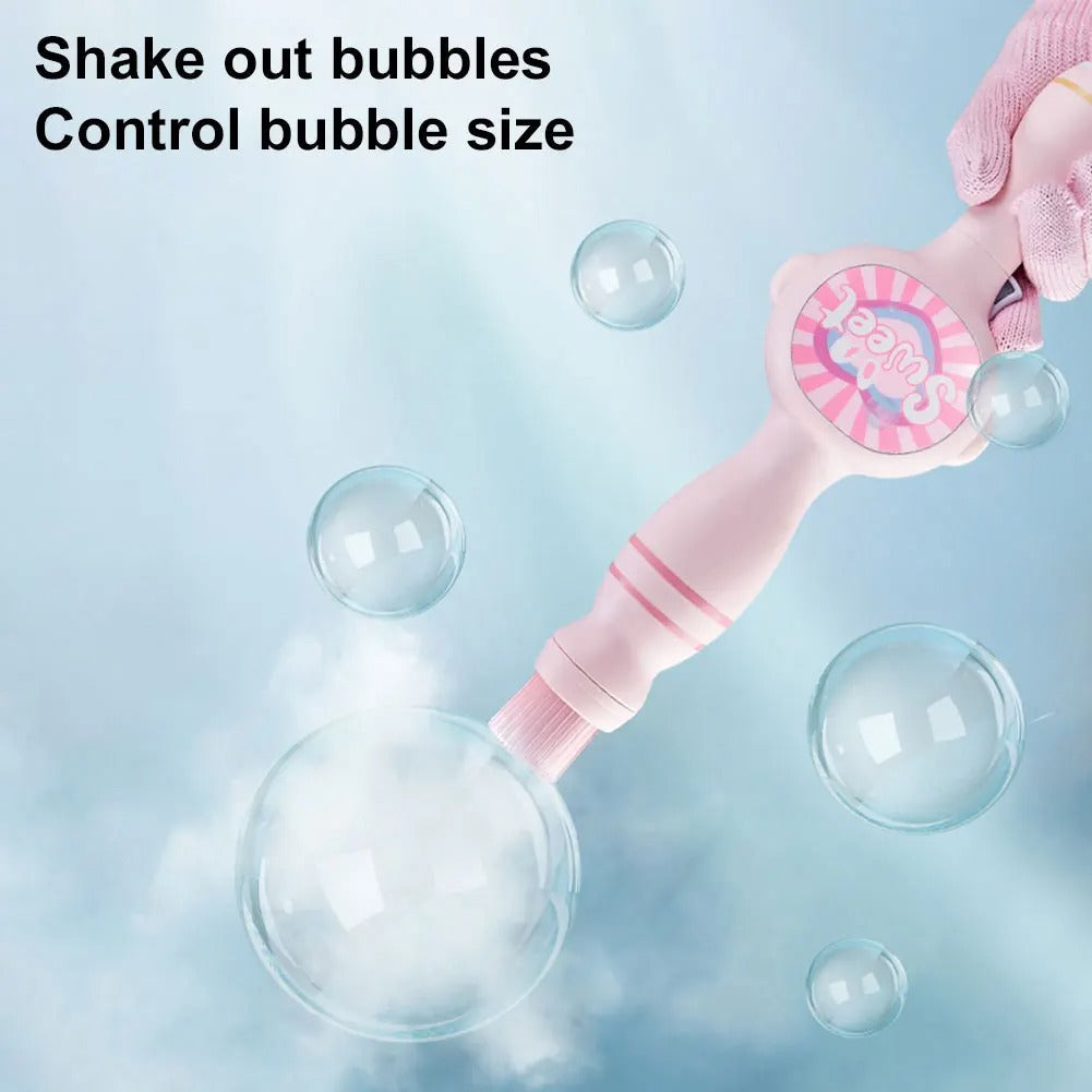 Elastic Smoke Bubble Machine Portable Bubble Maker