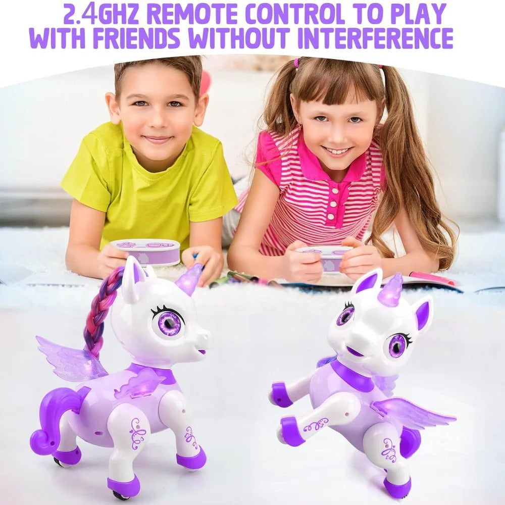 Unicorn Toys for Girls, Remote Control Robot Toys, Dancing Pets