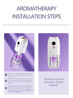 Multi-functional rechargeable portable aroma diffuser