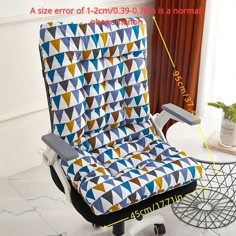Ergonomic Office Chair Cushion with Integrated Backrest