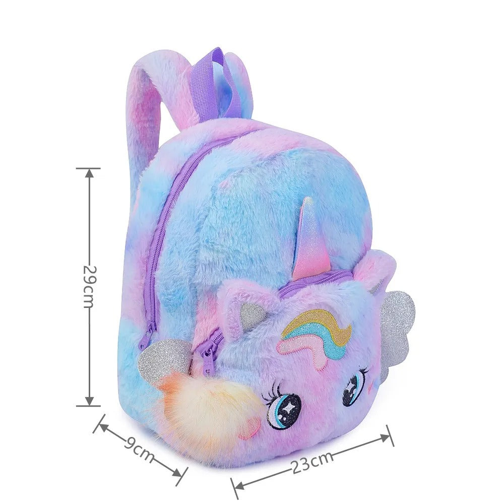 ursery Baby Unicorn tie dye backpack Bag Gifts for Boy Girl