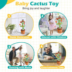 Talking Cactus Baby Toy Dancing Cactus Repeats