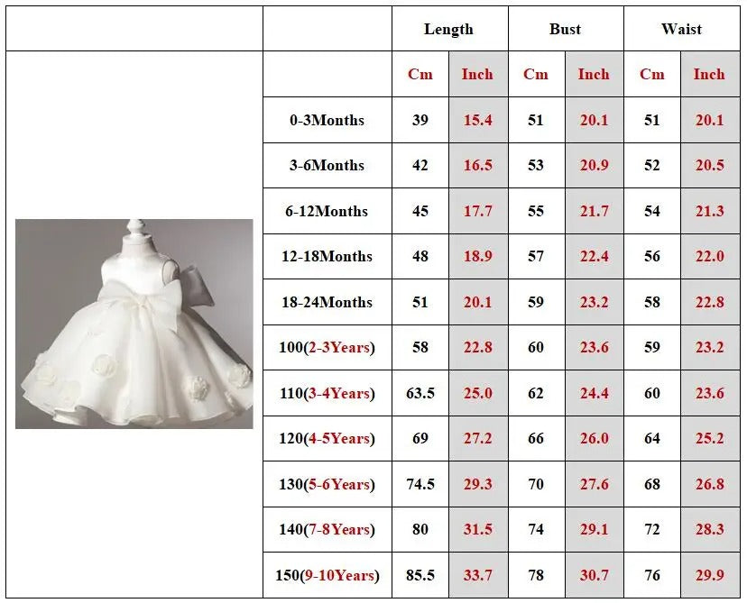 Elegant Kid Girls Dresses Birthday Party Wedding Princess