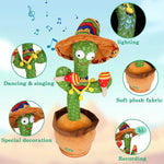 Talking Cactus Baby Toy Dancing Cactus Repeats