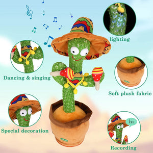 Talking Cactus Baby Toy Dancing Cactus Repeats
