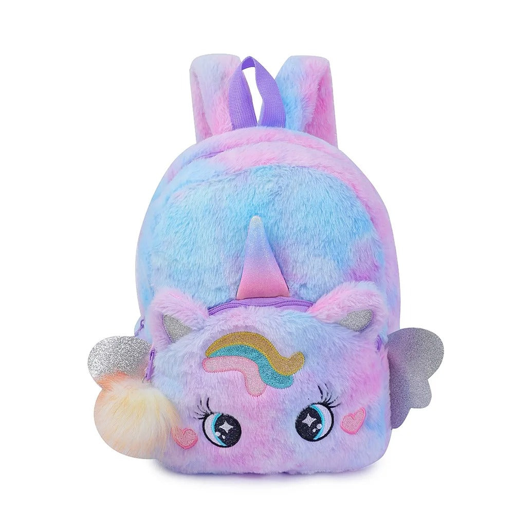ursery Baby Unicorn tie dye backpack Bag Gifts for Boy Girl