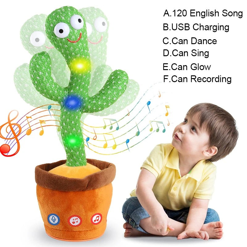 Talking Cactus Baby Toy Dancing Cactus Repeats