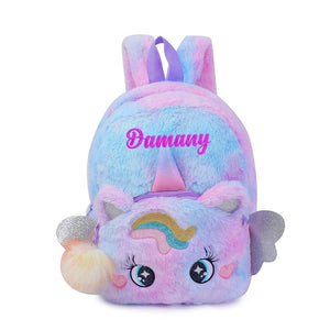 ursery Baby Unicorn tie dye backpack Bag Gifts for Boy Girl